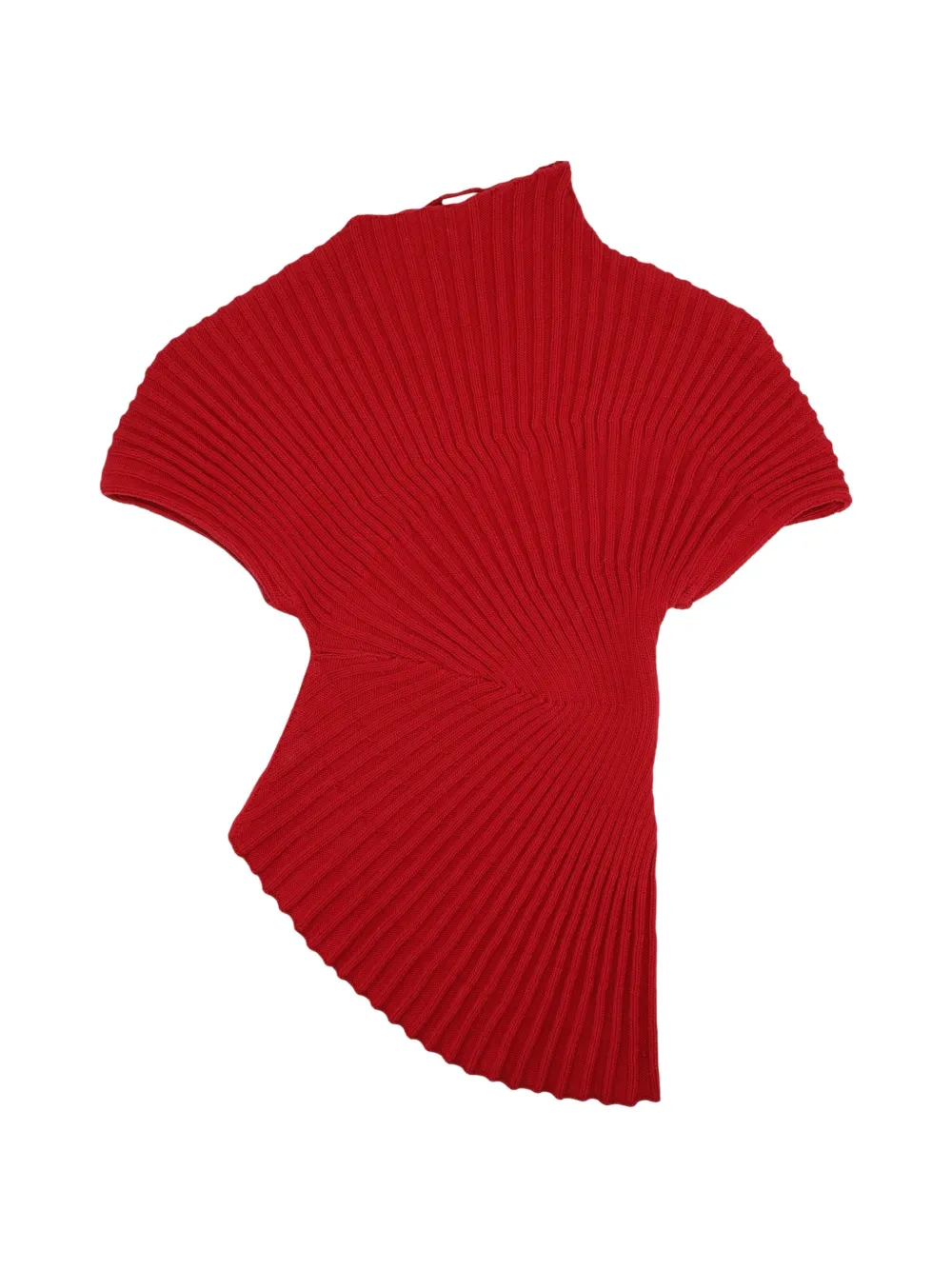 Cult Gaia Annemie ribbed top - Rosso