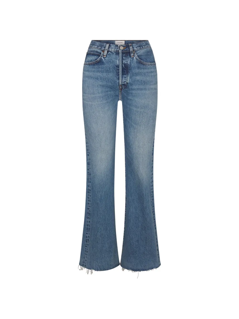 FRAME frayed denim jeans - Blu