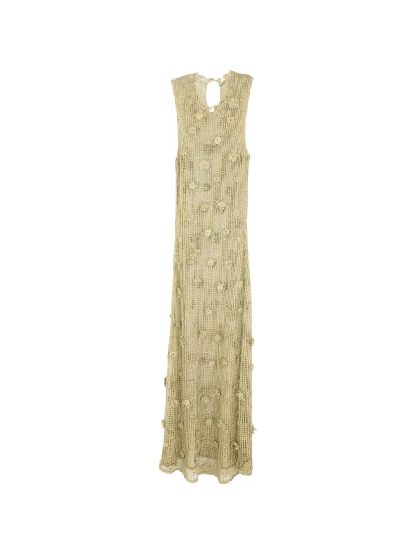 cult gaia gold dress with flowers Cult Gaia - Naseem Dress