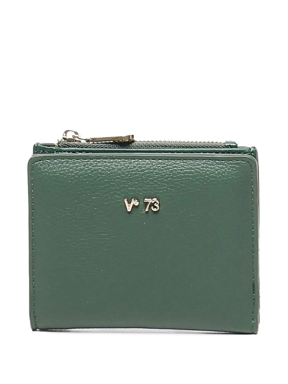 V°73 lettering zip wallet - Verde