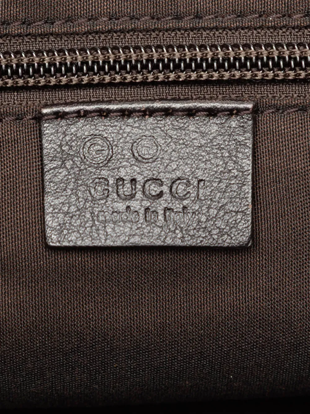 2000-2015 Gg Metallic Canvas Tote Bag