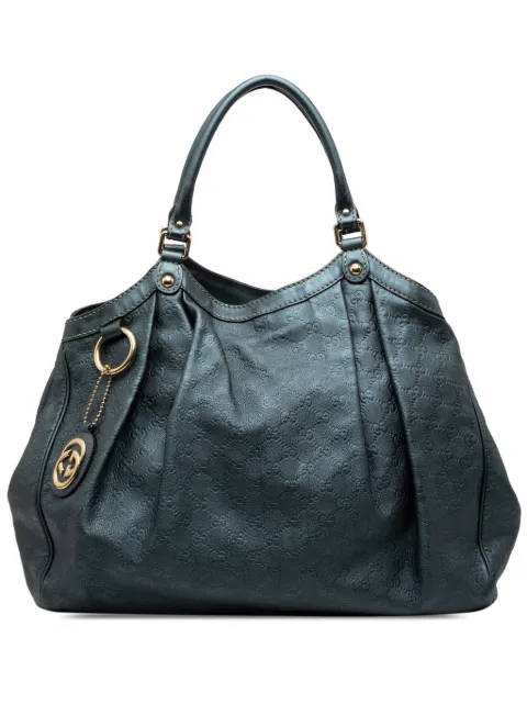 Gucci Pre-Owned Guccissima Sukey stor totebag från 2000-2015