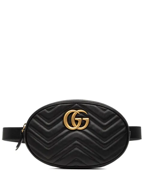 Gucci Pre-Owned 2016-2025 Small GG Marmont Matelasse Leather belt bag