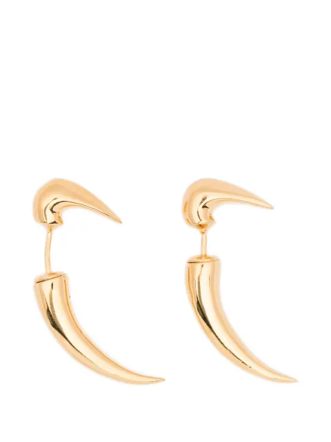 LEONARDO VALENTINI shark-tooth drop earrings
