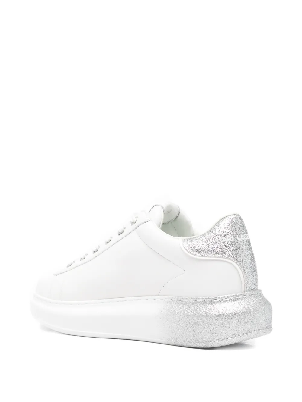 Karl Lagerfeld Kapri sneakers met logopatch Wit