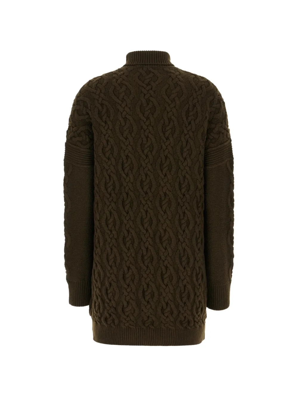  Max Mara Cable-knit Mini Dress - Green 
