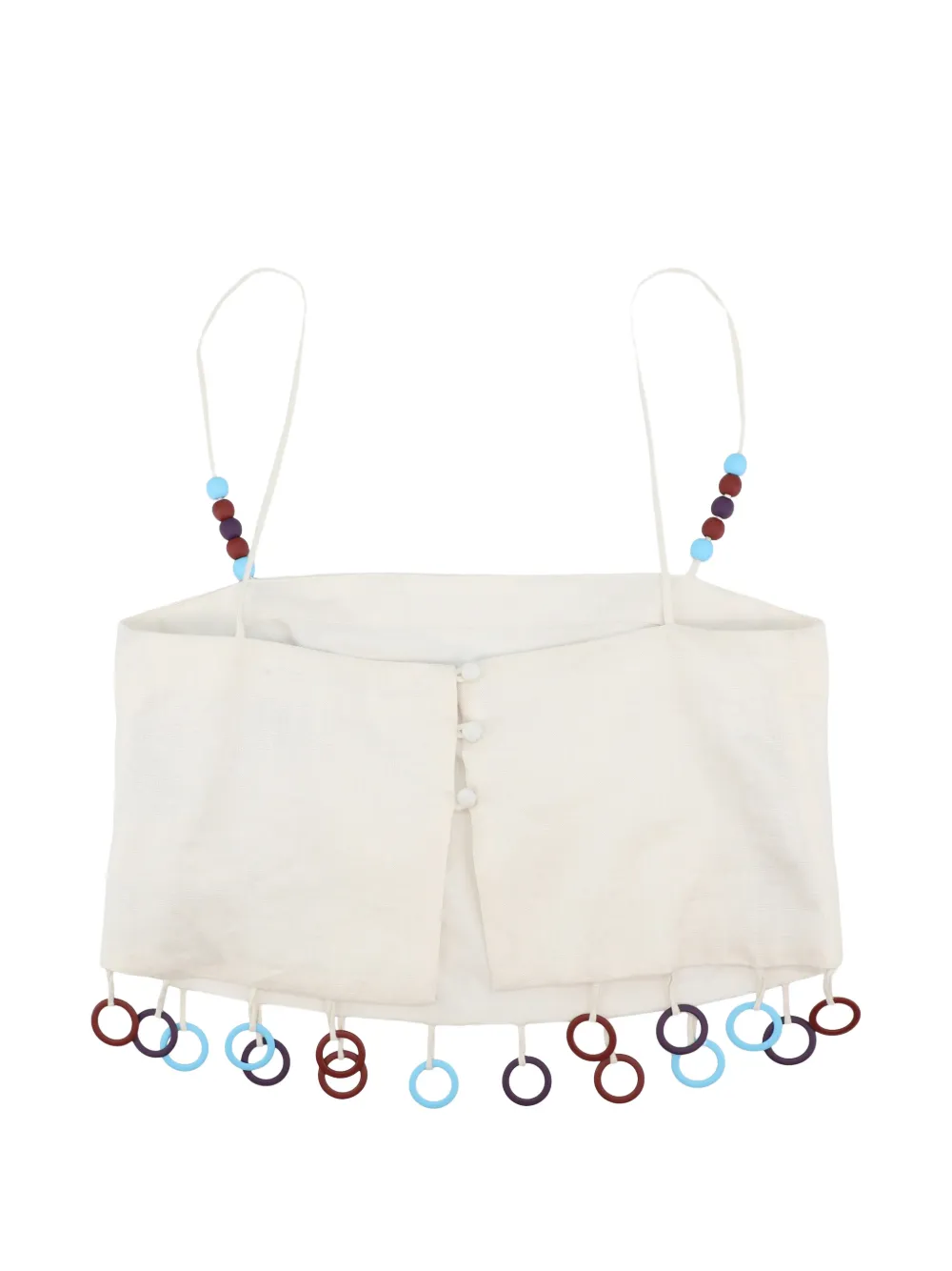 Beaded-Embellishment Top