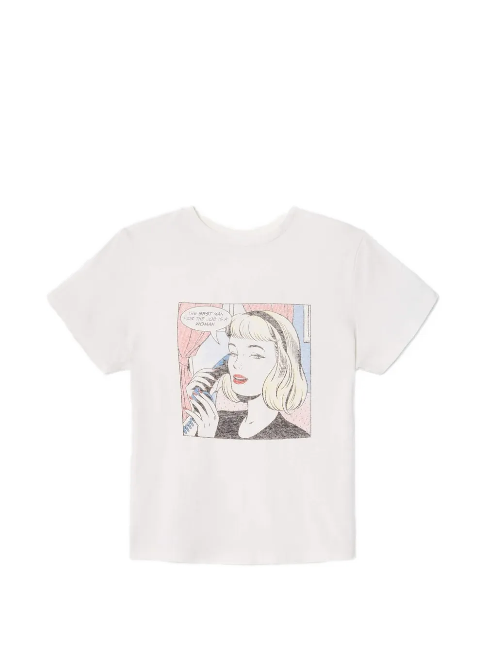 RE/DONE printed T-shirt - Bianco