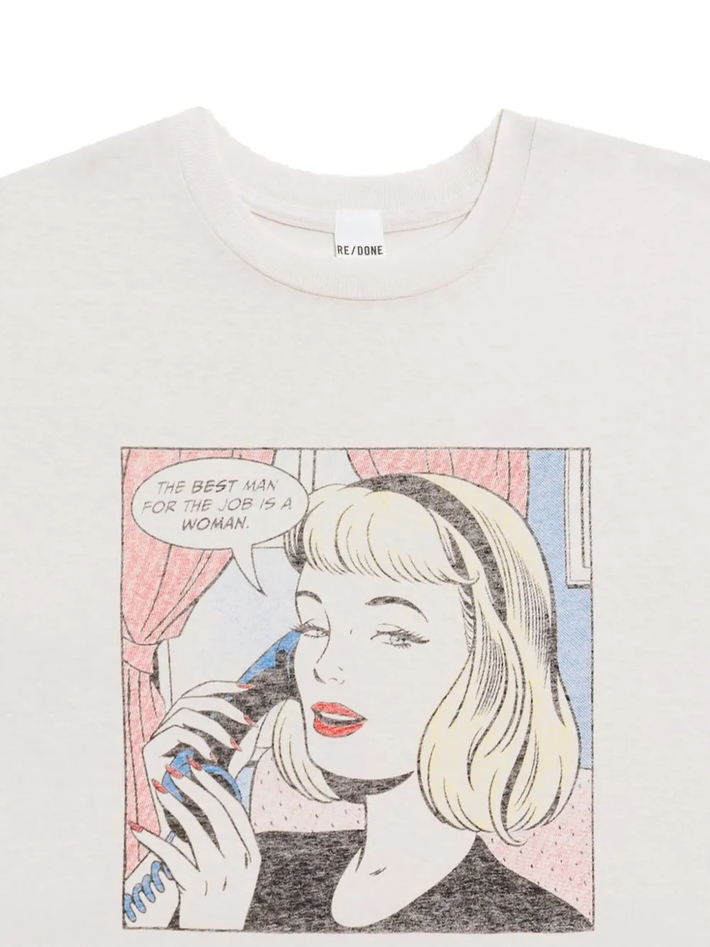  Re/done Printed T-shirt - White 