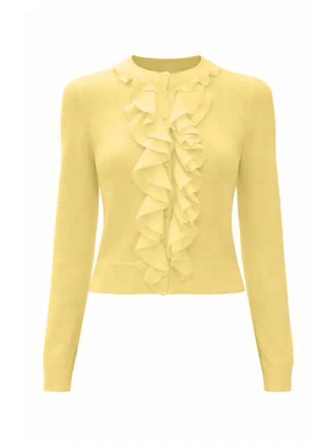alice + olivia round-neck cardigan