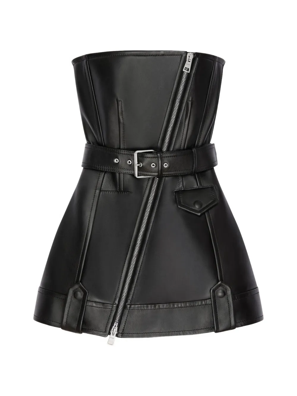 Givenchy belted mini dress - Schwarz