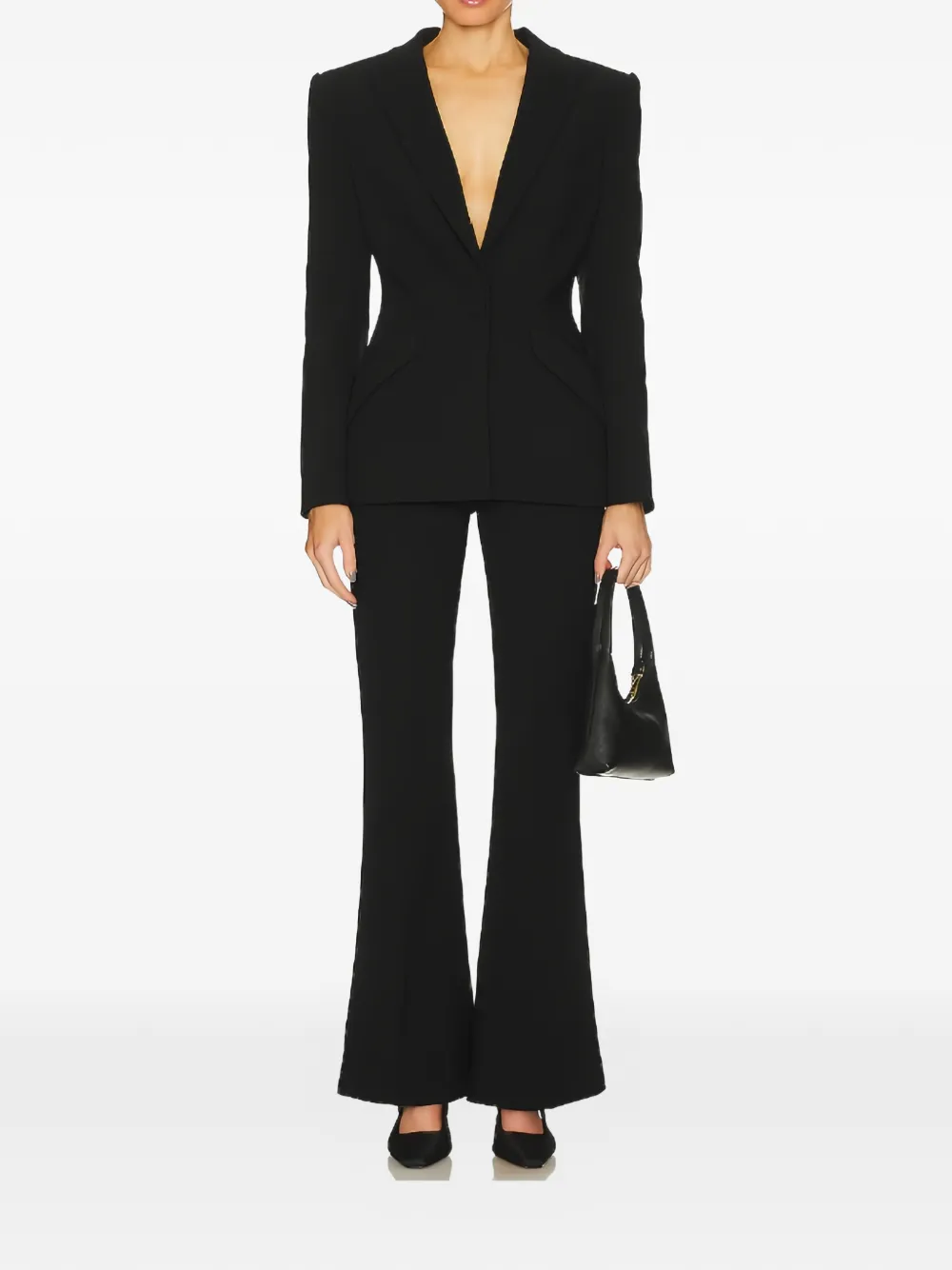  Sans Faff Sloan Structured Blazer - Black 