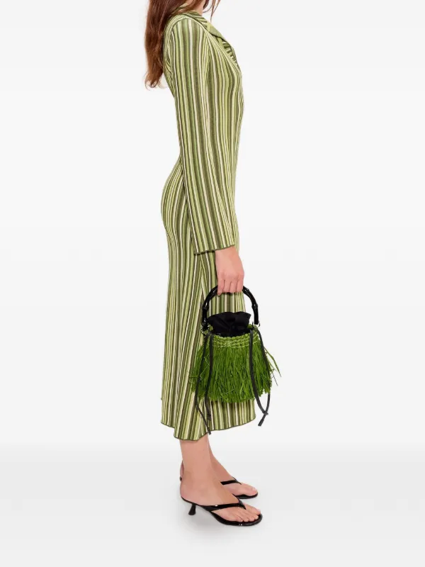 Simonmiller Striped Midi Dress - Green