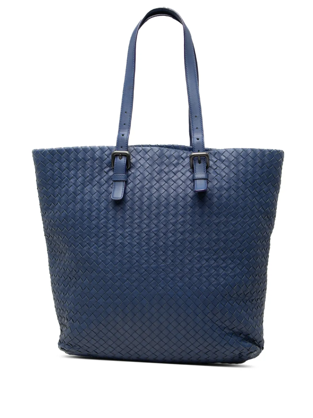 Bottega Veneta Pre-Owned 2011 Nappa Intrecciato Belt Strap tote bag - Blu