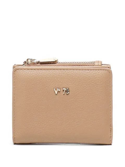 V°73 lettering zip wallet
