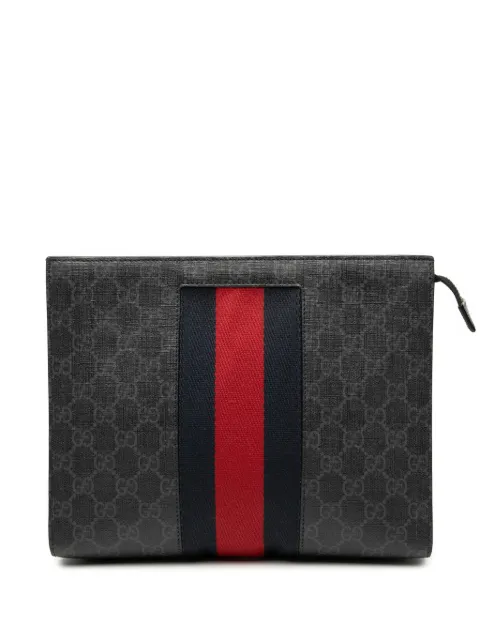 Gucci Pre-Owned bolsa de mano GG Supreme con Web 2000-2015
