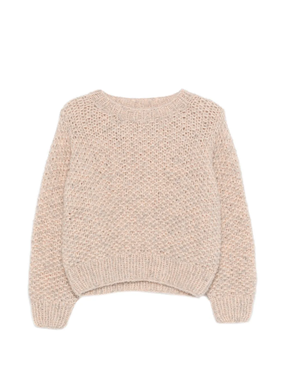 Maiami crew-neck sweater - Neutrals