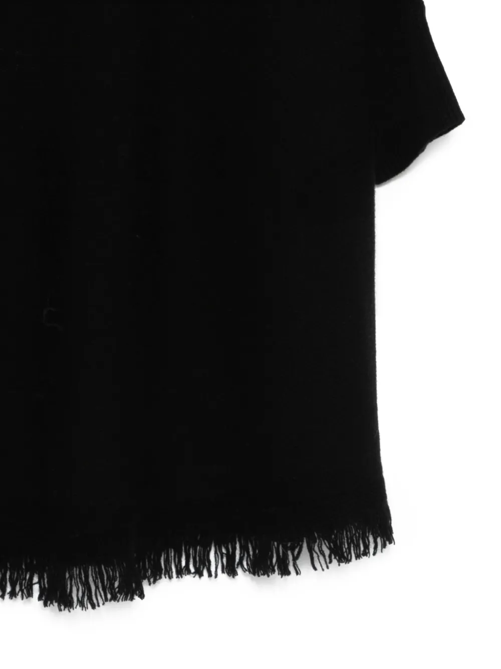  Philo-sofie Fringed-hem Sweater - Black 