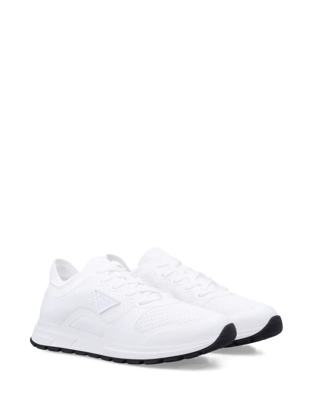 Prada Prax 2.0 sneakers met logodetail Wit