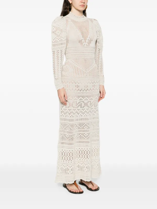 isabel marant white long dress Tianny Dress - Female - White - Size 34