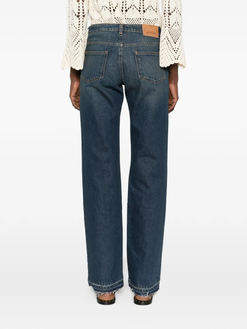 ISABEL MARANT Denala katoenen broek Blauw