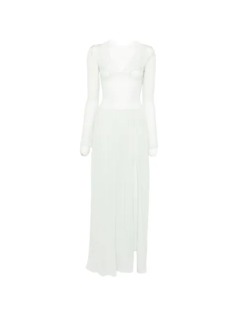Aya Muse Maris lace-trim maxi dress