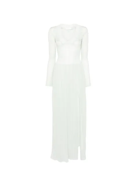 Aya Muse Maris lace-trim maxi dress