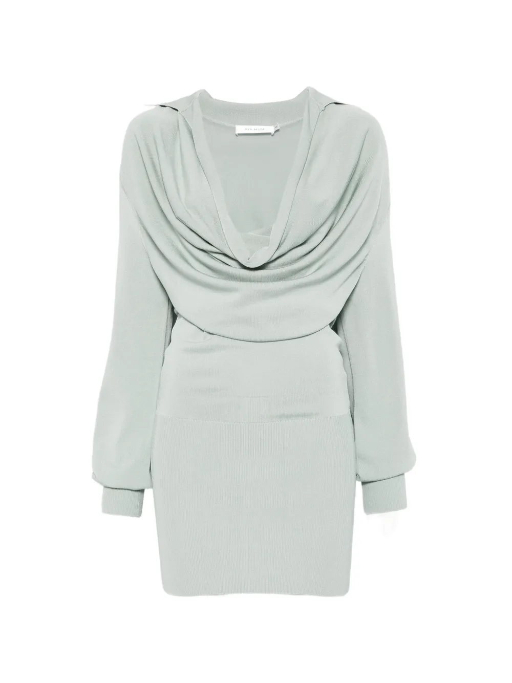Aya Muse Vida cowl-neck dress - Verde