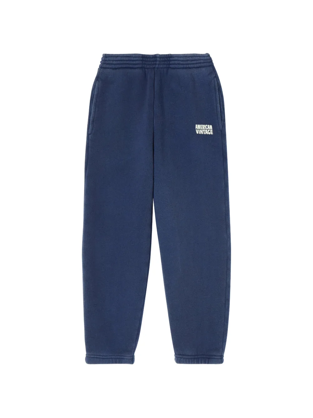 American Vintage Kids Pantaloni con logo - Blu