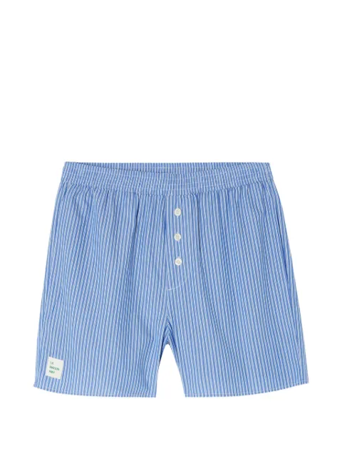 American Vintage Zatybay striped shorts