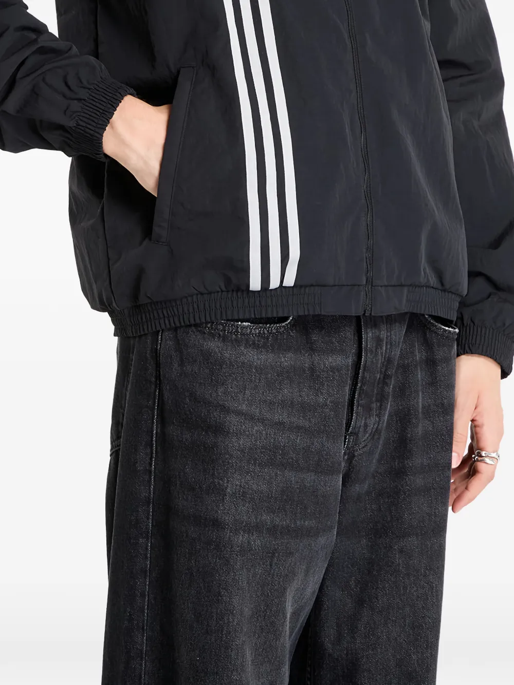 adidas Firebird trainingsjack Zwart
