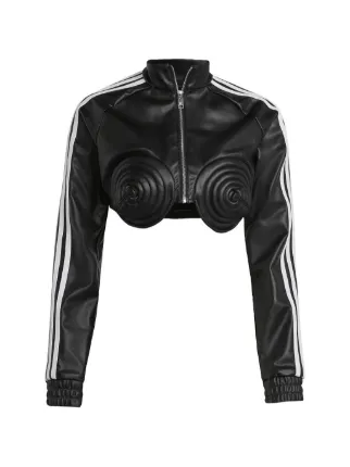 Adidas x Jeremy Scott クロップドジャケット | ブラック | FARFETCH JP