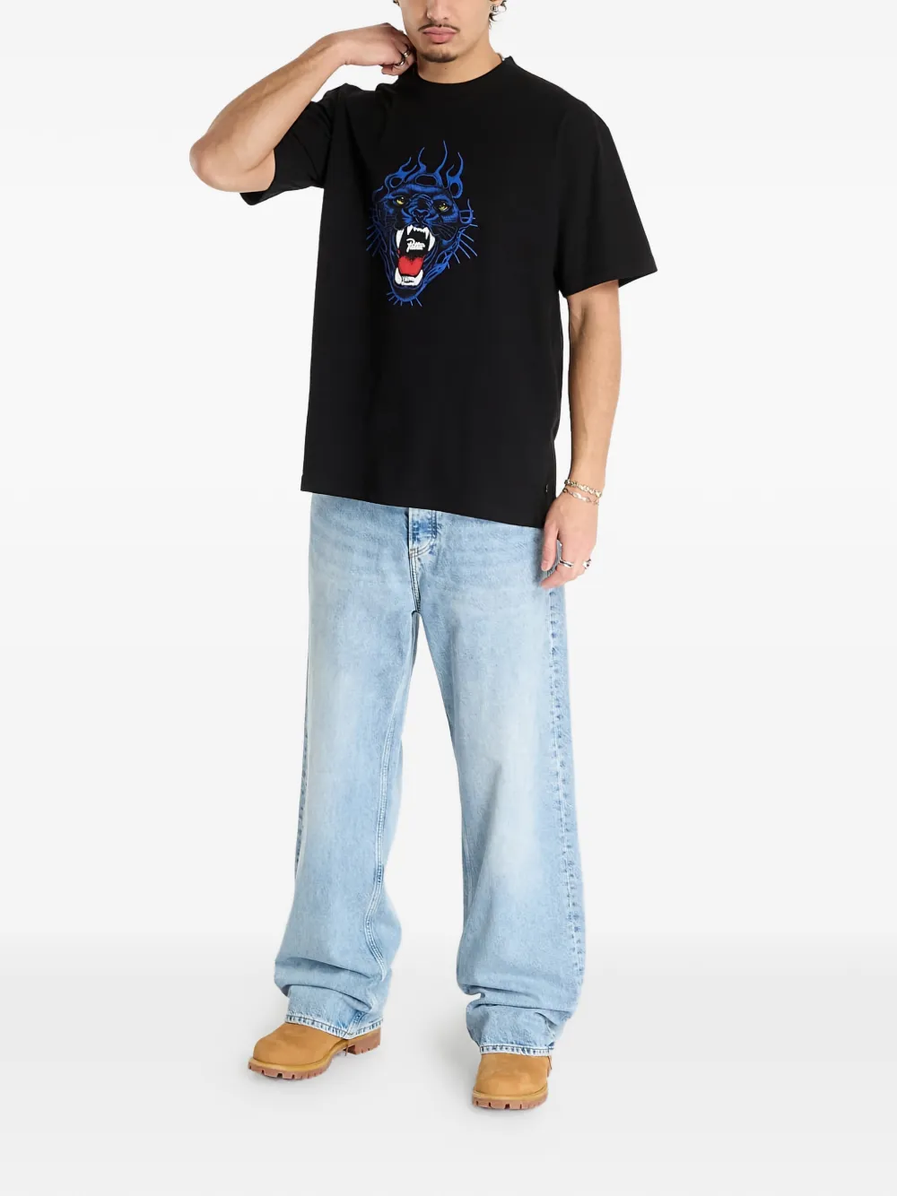 Patta Fire Panther T-shirt - Black 