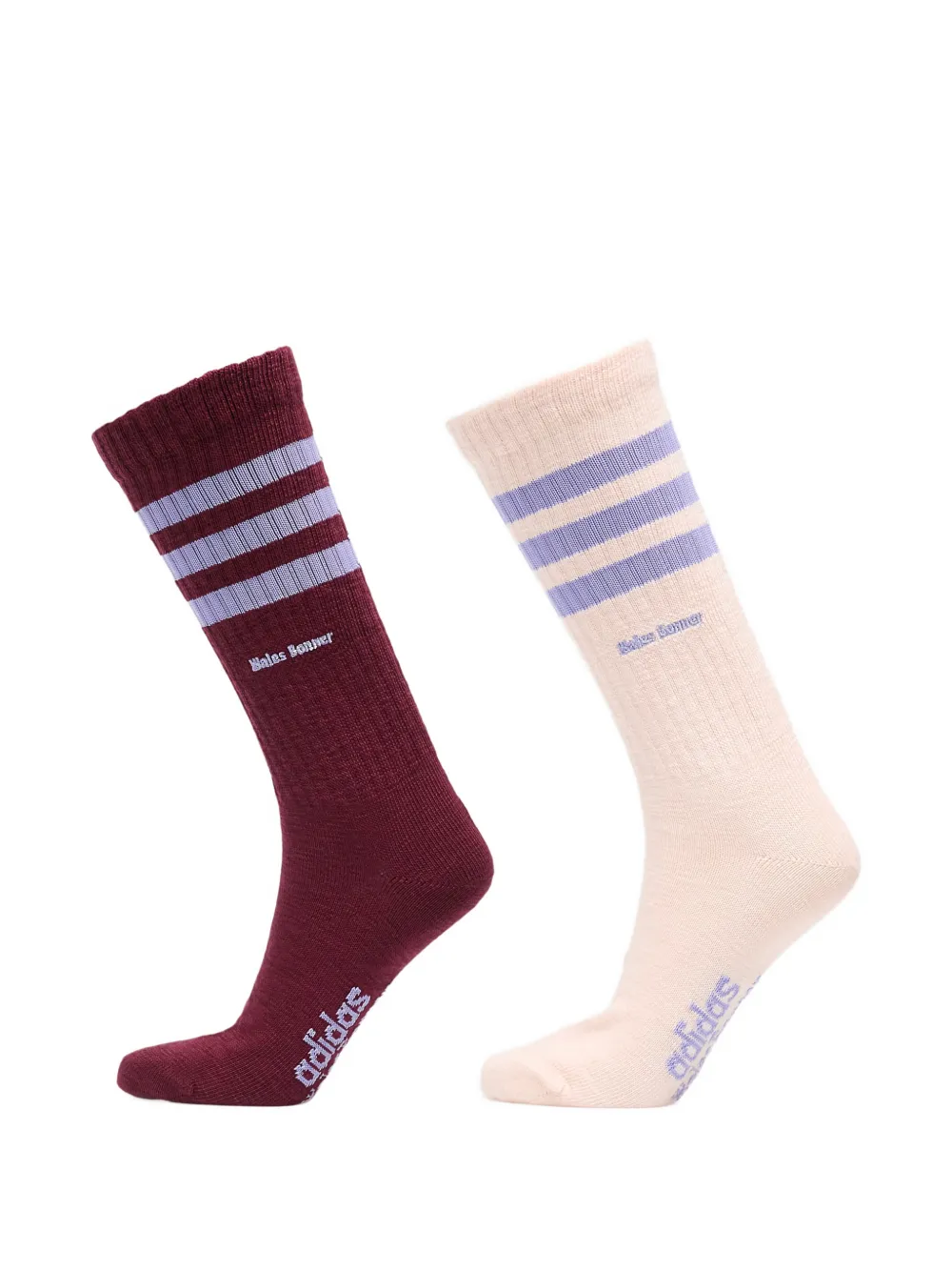 adidas x Wales Bonner 3-Stripes socks (pack of two) - Rosso