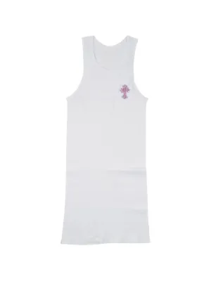Chrome Hearts T Bar Rib Tank Top | White | FARFETCH