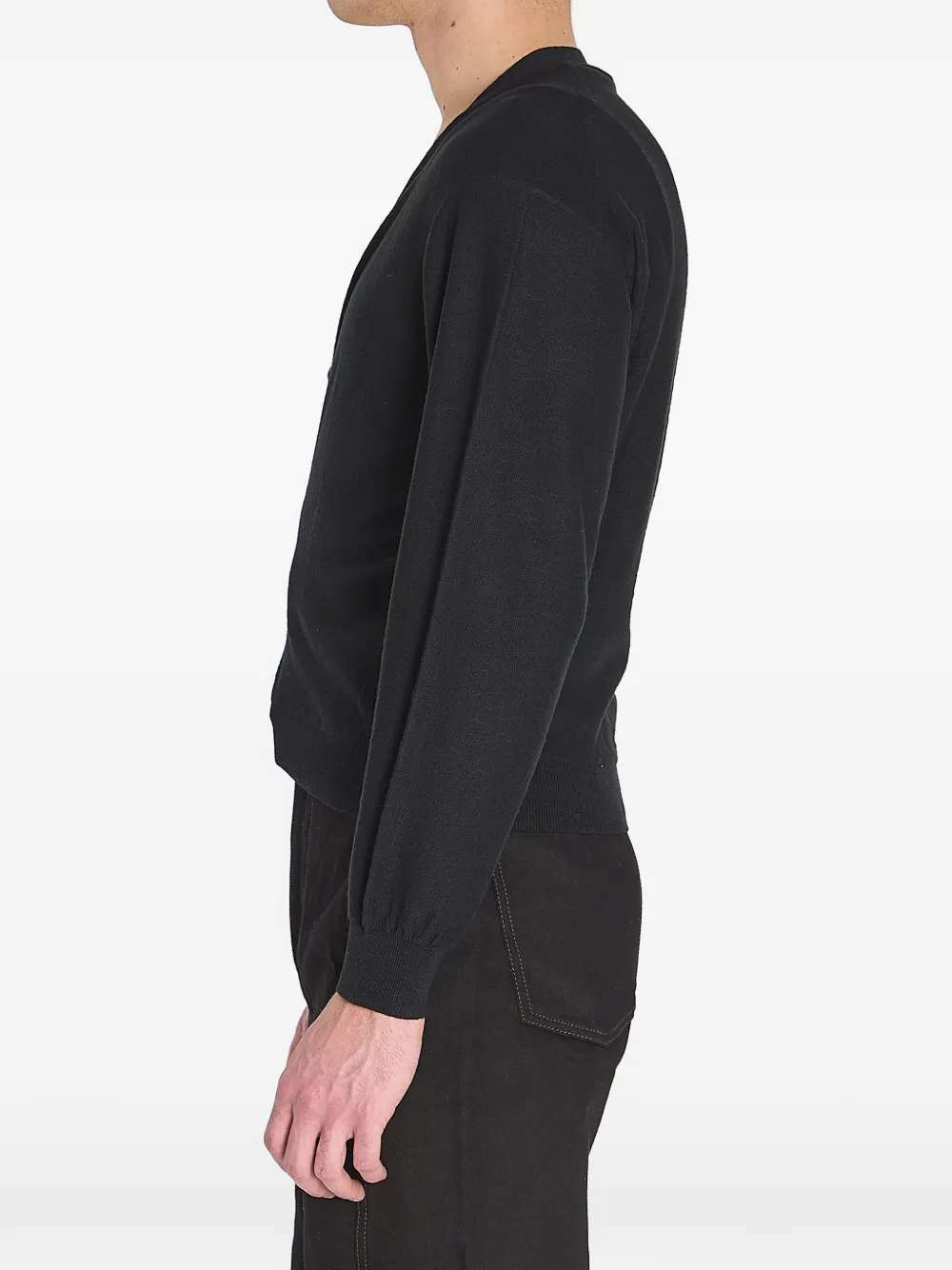 Twisted V-Neck Cardigan