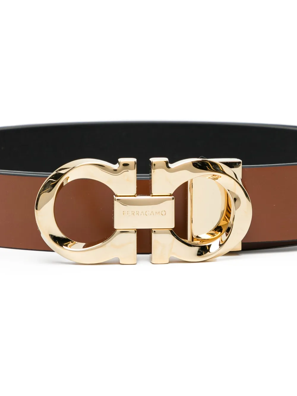 Ferragamo Gancini riem Bruin