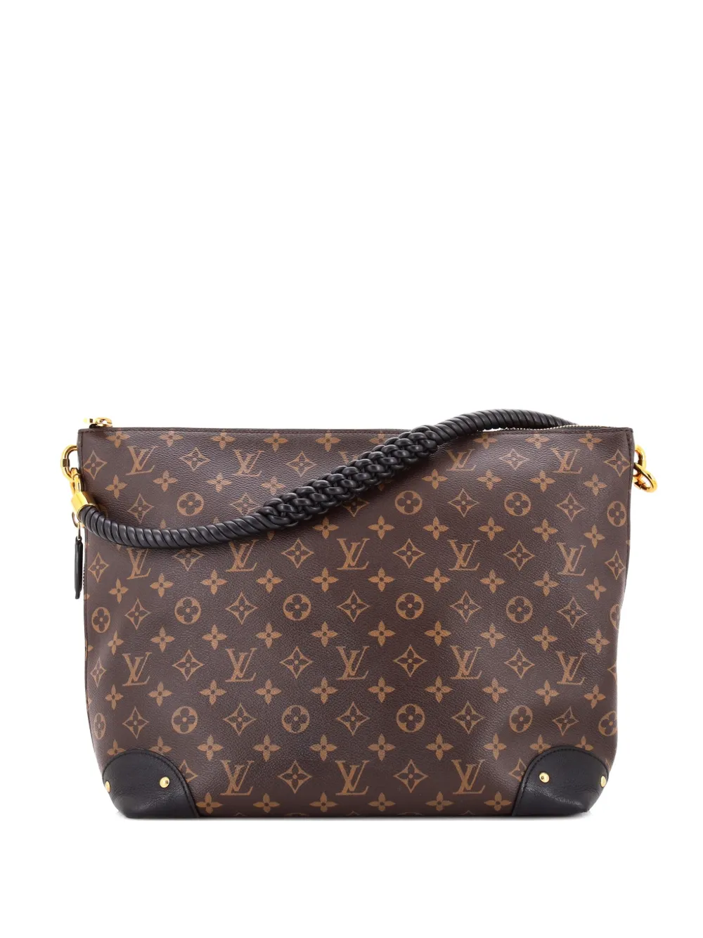 Louis Vuitton Pre-Owned Triangle Softy Bag Reverse Monogram Canvas hobo bag - Marrone