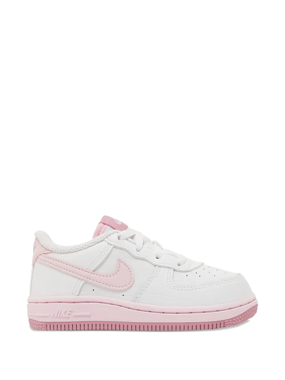 Nike Kids Air Force 1 lace-up sneakers - Bianco