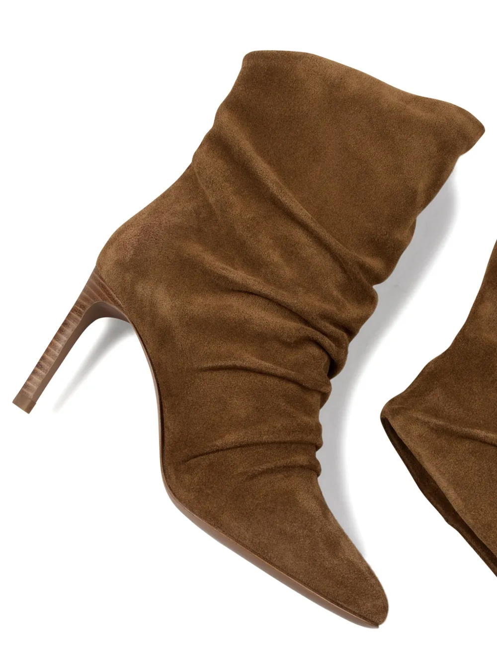 Ba&Sh Colivia laarzen met ruches Bruin