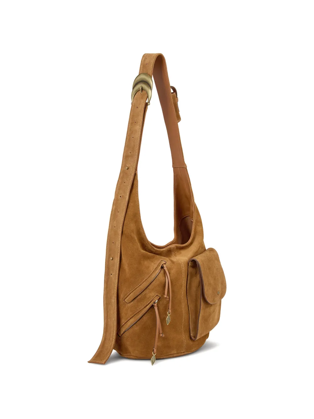  Ba&sh You You Suede Shoulder Bag - Brown 
