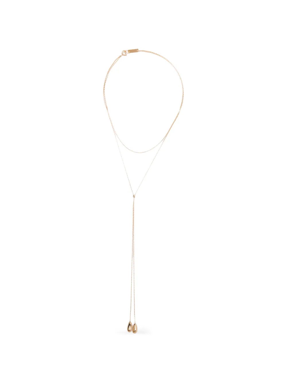 ISABEL MARANT layered drop necklace - Oro