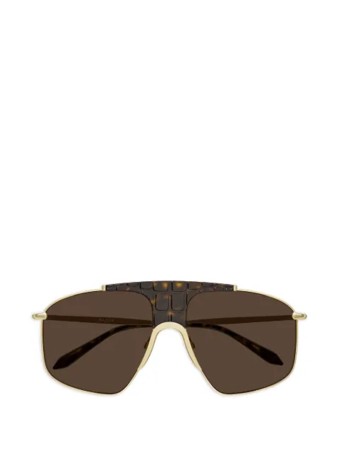 Alaïa brown lens pilot sunglasses