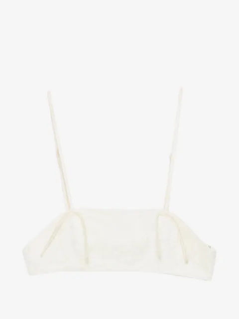 Aya Muse Eteri cropped top met kant
