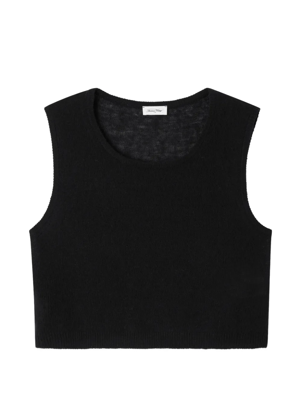 American Vintage Dumy cropped top - Nero