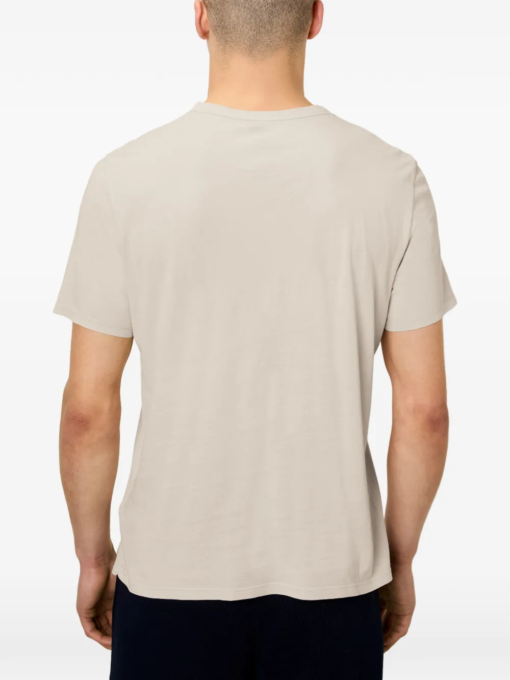 American Vintage Devon T-shirt met ronde hals Beige
