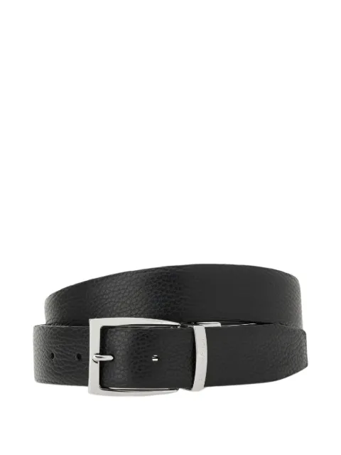 Canali leather belt