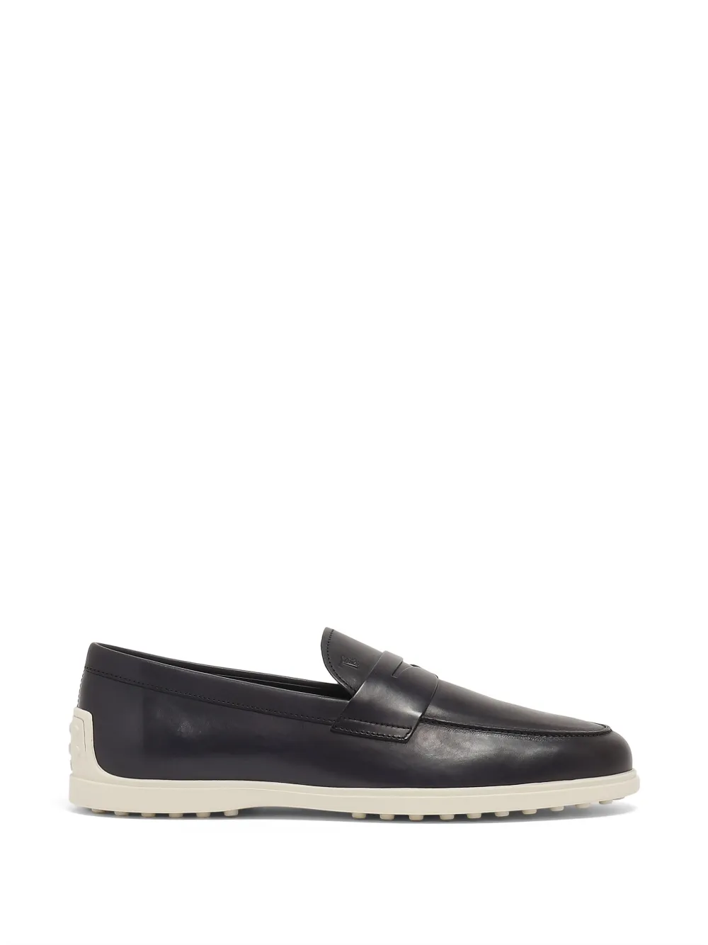 Tod's leather loafers - Blu