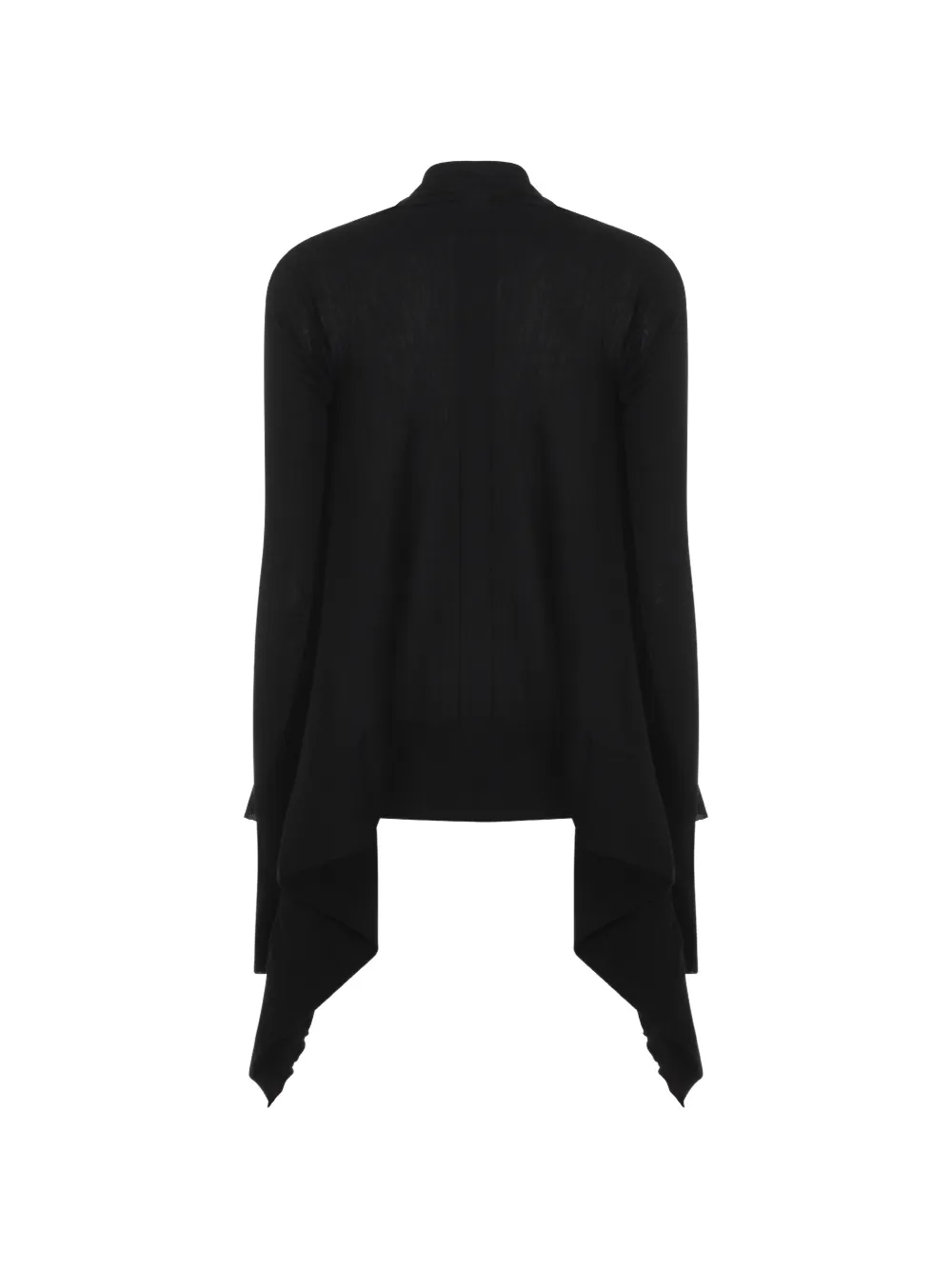  Rick Owens Asymmetric Draped Cardigan - Black 
