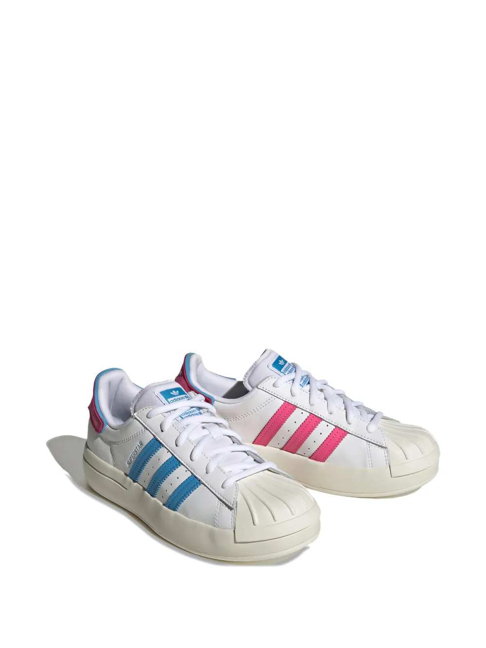 adidas Superstar Ayoon striped sneakers Wit